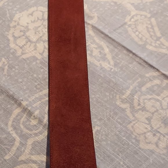 Vintage Genuine Leather Liz Claiborne Belt - Rust Brown - Picture 3 of 4